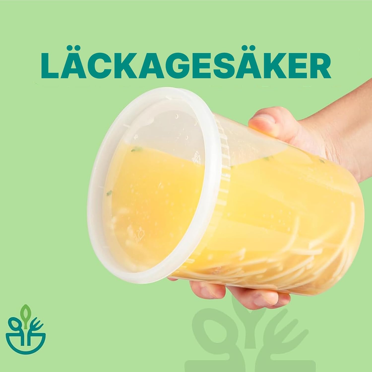 JoyServe Deli Food Storage Containers with Lids - 48 Sets (24x946 ml & 24x473 ml), Airtight BPA Free Plastic Takeaway Containers, Dishwasher & Microwave Safe - Fixaotrixa